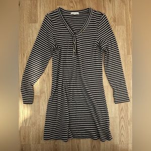 AMERICAN EAGLE Stripped Button-Up Dress - SizeL